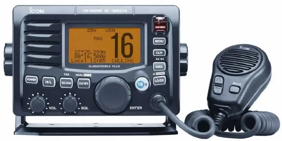 Radio Marine VHF Icom IC-M504A.