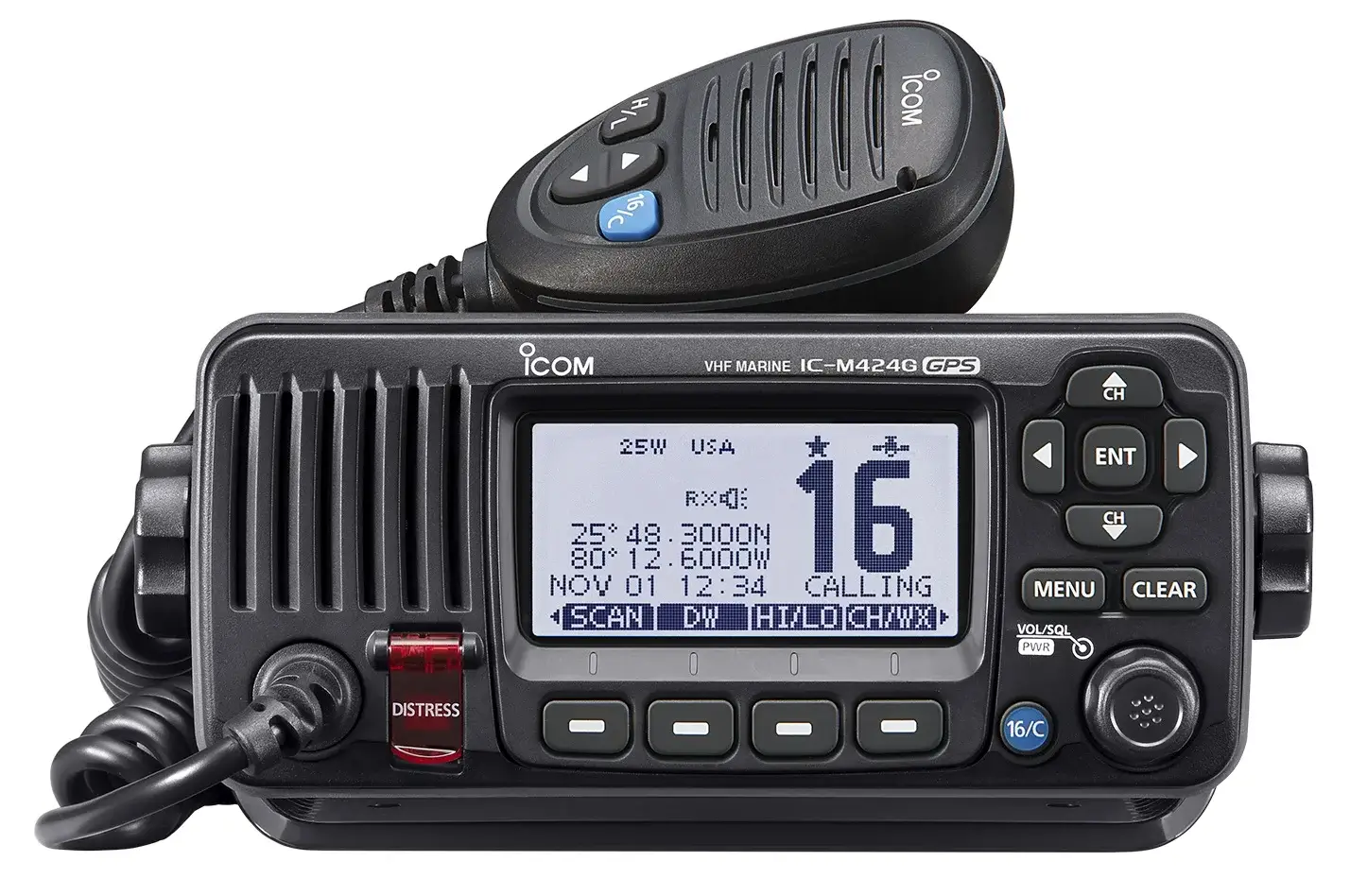 Icom IC-M424G - Rakomindo Radio Marine VHF Icom IC-M424G