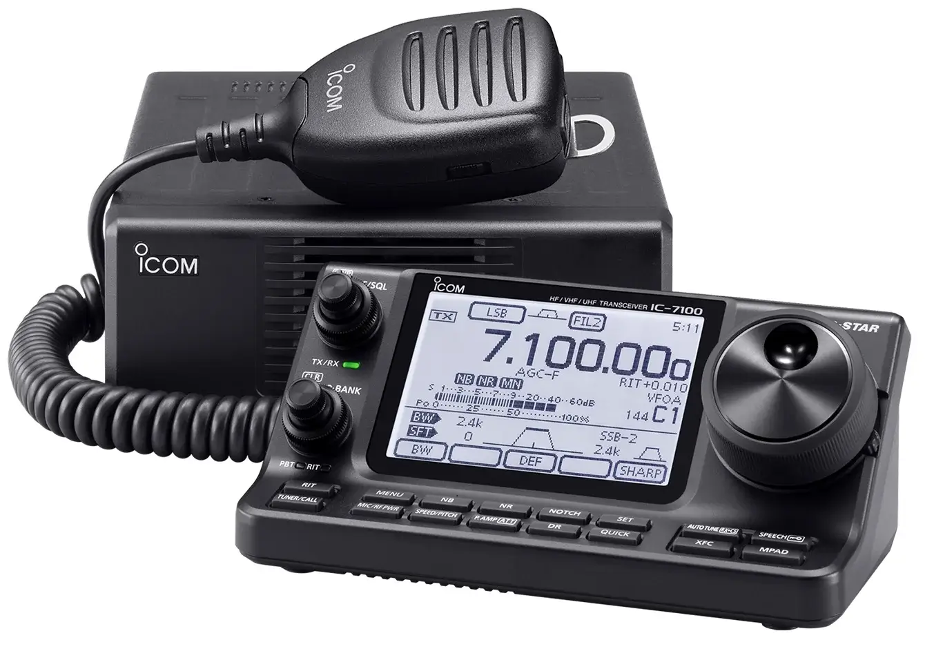Radio Rig Icom IC-7100.