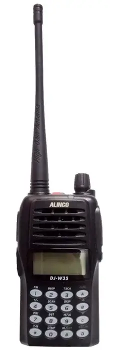 HT UHF Alinco DJ-W35 Original dengan frekuensi UHF 350-390 MHz