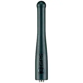 Motorola GPS antenna with a vertical, grip-style body and connector at the base