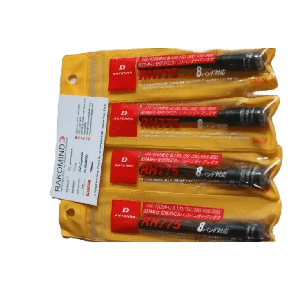 D Antenna RH775 SMA Male - Rakomindo Antena HT Dual Band D Antenna RH775 SMA Male.