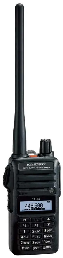 Handy talky dual band Yaesu FT-65R.