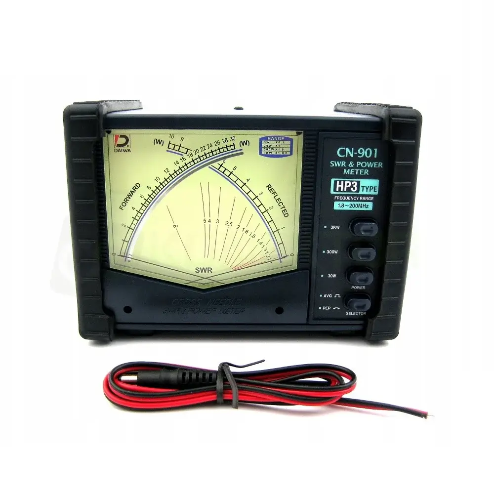 Alat ukur Daiwa CN-901HP3 dengan kabel power.