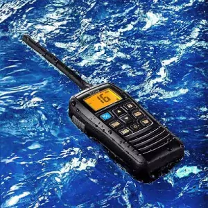 HT Icom IC-M37 marine vhf waterproof radio kapal