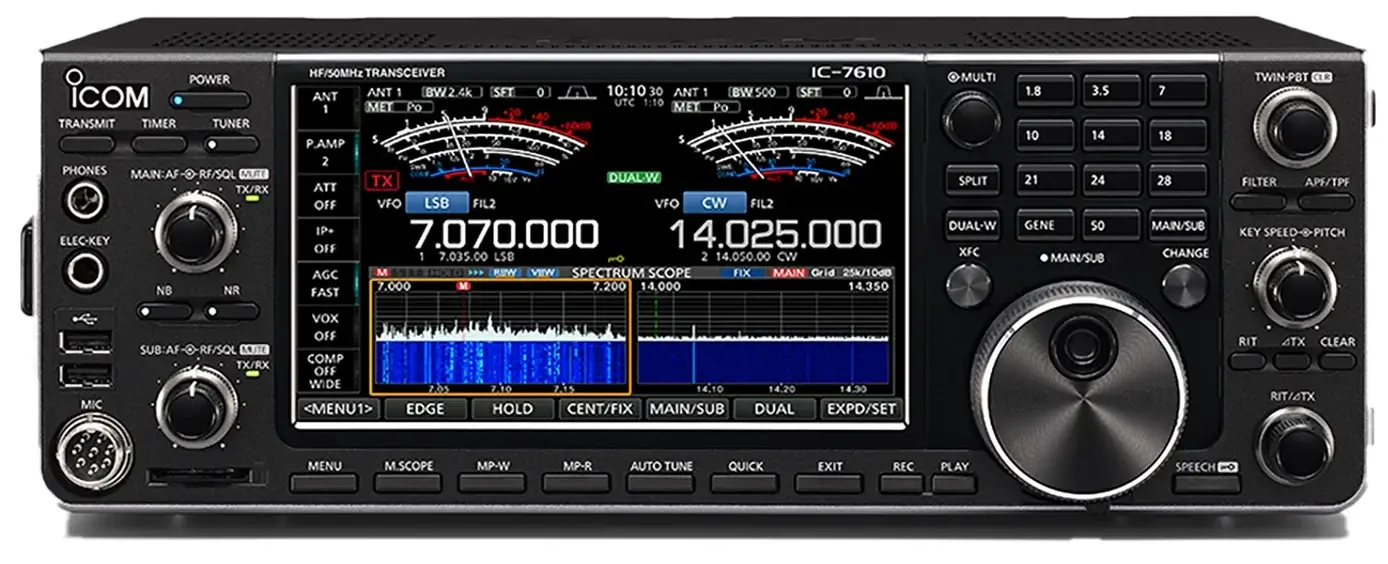 Radio SSB Icom IC-7610.