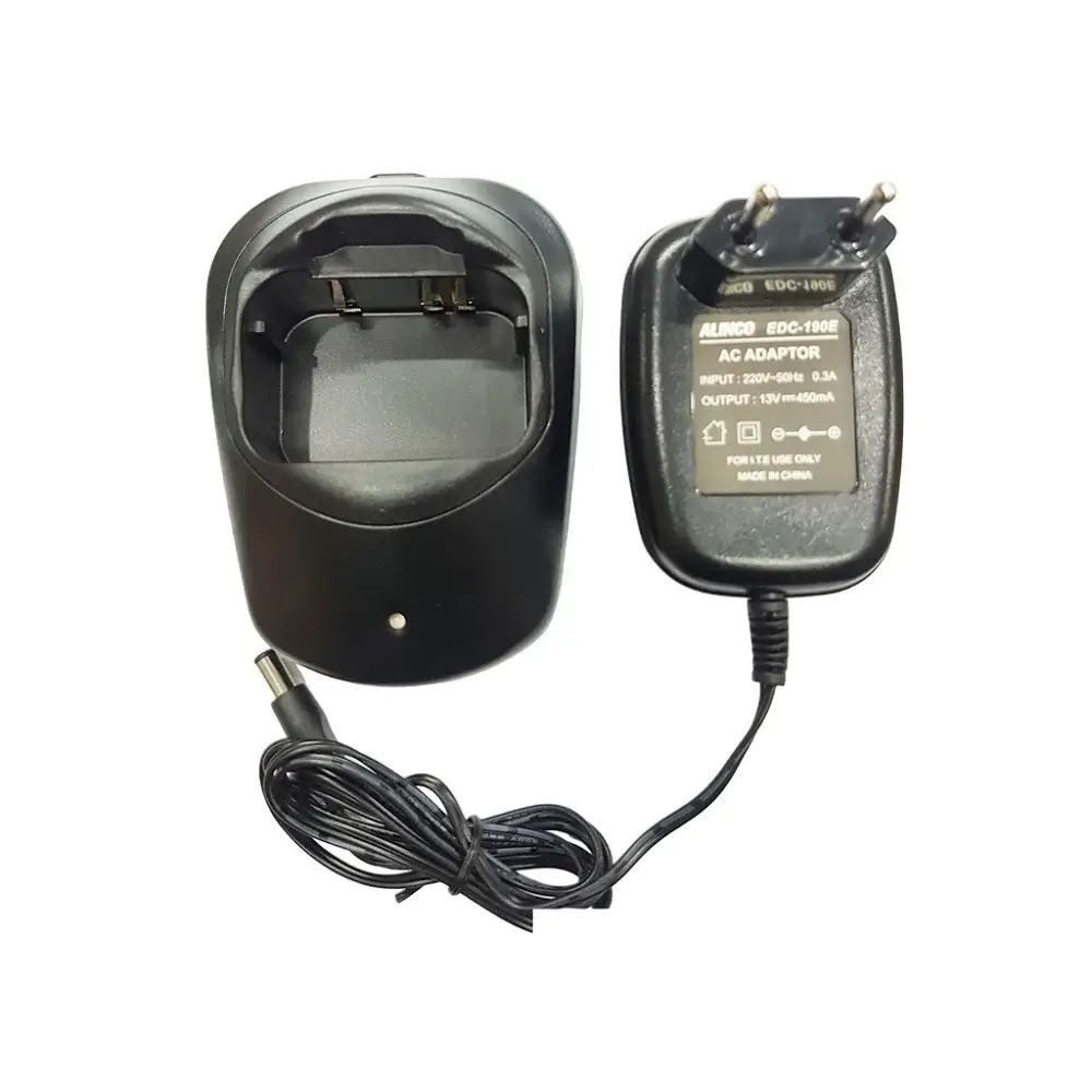 Alinco EDC-190E - Rakomindo Adaptor charger Alinco EDC-190E dan desktop charger Alinco EDC-189.