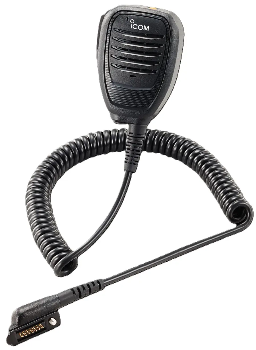 Microphone Icom HM-222H original untuk HT satelit Icom IC-SAT100.