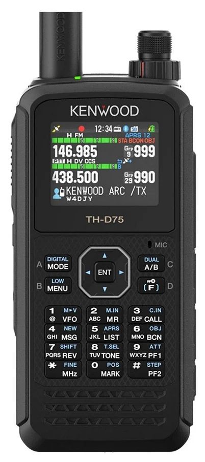 Kenwood TH-D75A ht digital radio dual band vhf uhf