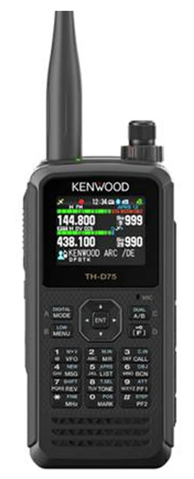 Kenwood TH-D75E HT digital dual band VHF UHF