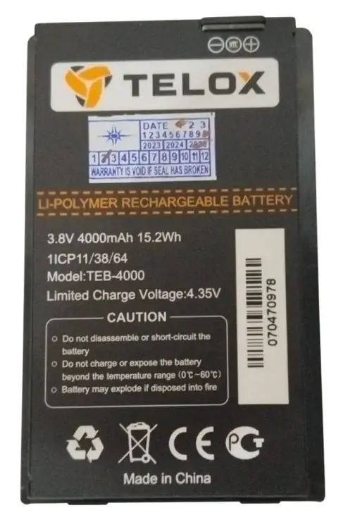 Baterai HT Telox TEB-4000 untuk HT POC Telox TE320