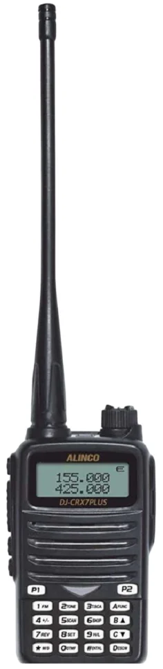 HT dual band Alinco DJ-CRX7 Plus.