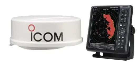 Radar Kapal Icom MR-1220T4 dan Scanner Icom SC-T40.