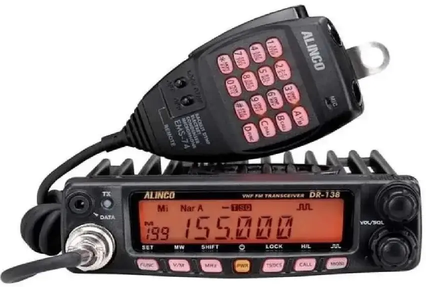 Radio Rig Mobile VHF Alinco DR-138MKII.