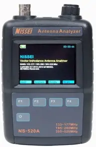Nissei NS-520A - Rakomindo SWR Mter dan Antenna Analyzer Nissei NS-520A.