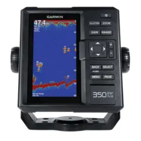 Fish Finder atau alat pencari ikan Garmin FF 350 Plus.
