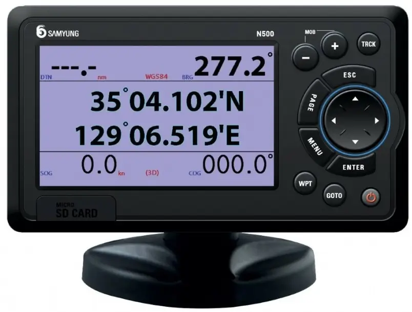 Samyung N500R - Rakomindo GPS Marine Samyung N500R untuk kapal berukuran 5 inci.
