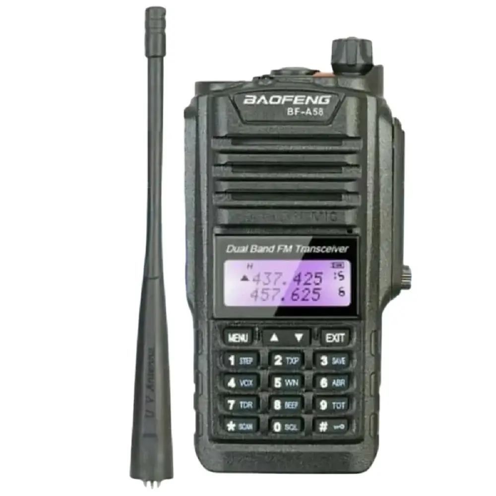 Baofeng BF-A58 - Rakomindo Antena dan Radio HT Dual Band Baofeng BF-A58.