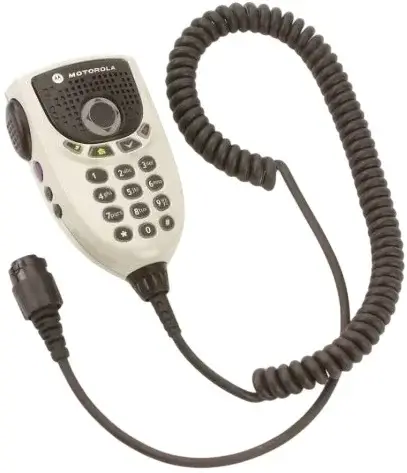 Motorola HMN4079G - Rakomindo Microphone Motorola HMN4079G untuk radio rig mobile Motorola APX 4500.