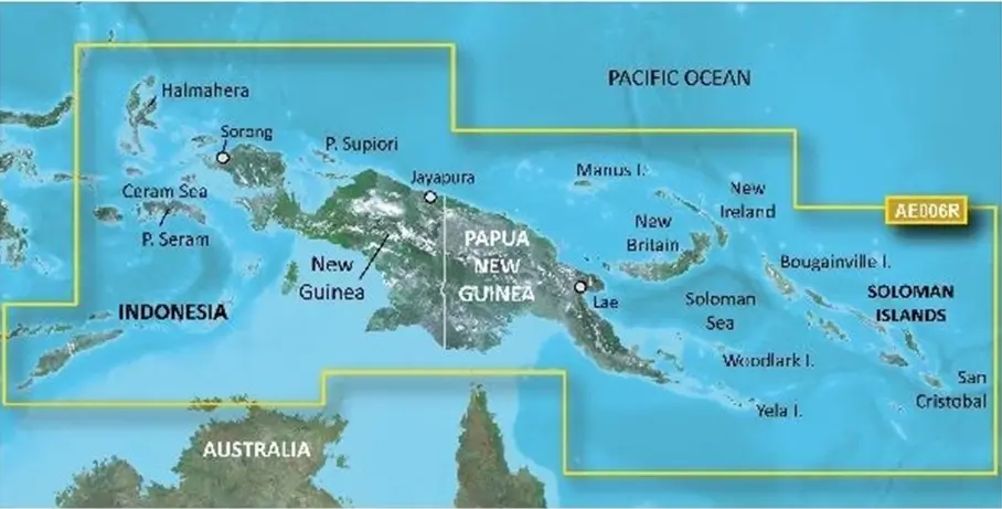 Garmin BlueChart G3 HXAE006R - Rakomindo Peta navigasi laut Garmin BlueChart G3 HXAE006R.