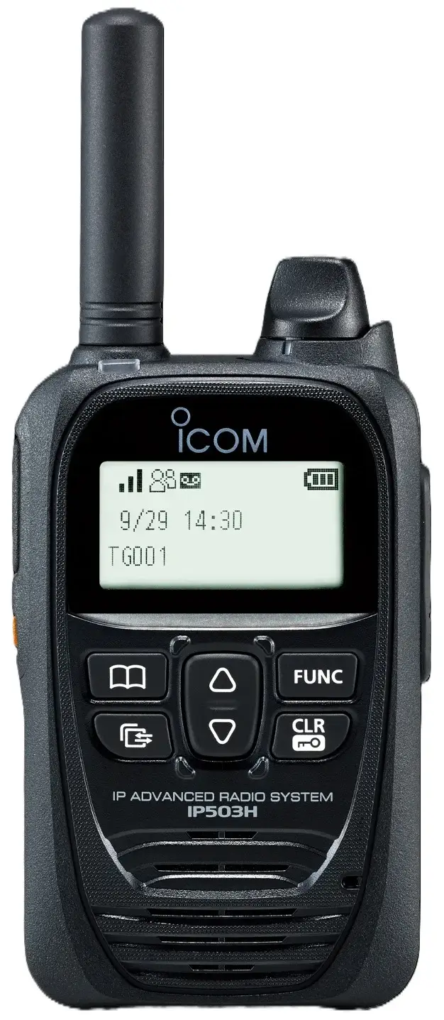 Icom IP503H - Rakomindo HT jarak jauh Icom IP503H original dengan jaringan 3G & 4G LTE.