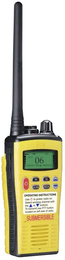 Handy talky marine VHF Entel HT649 original.