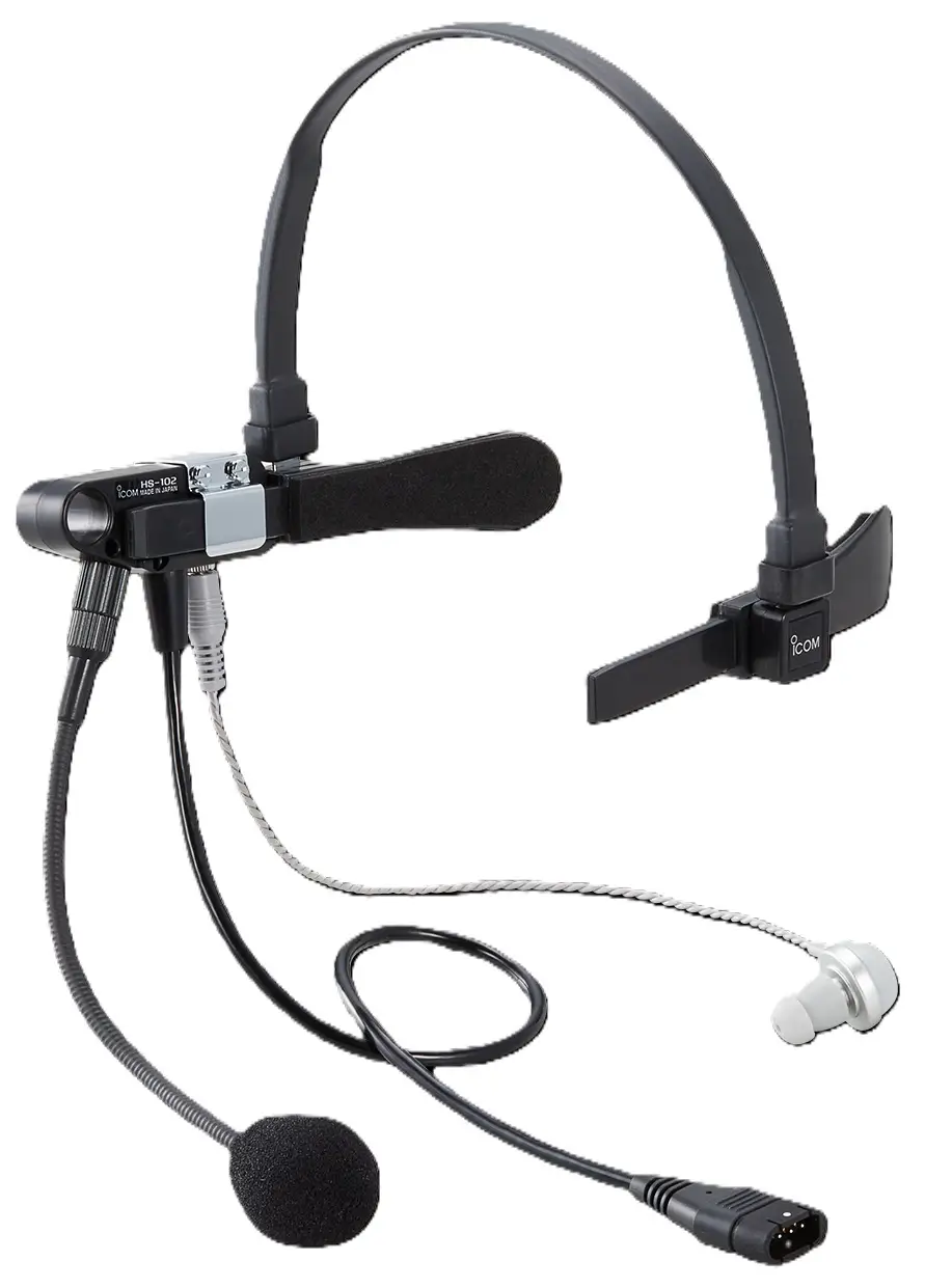 Icom HS-102 - Rakomindo Icom HS-102, headset HT jarak jauh Icom IP503H.