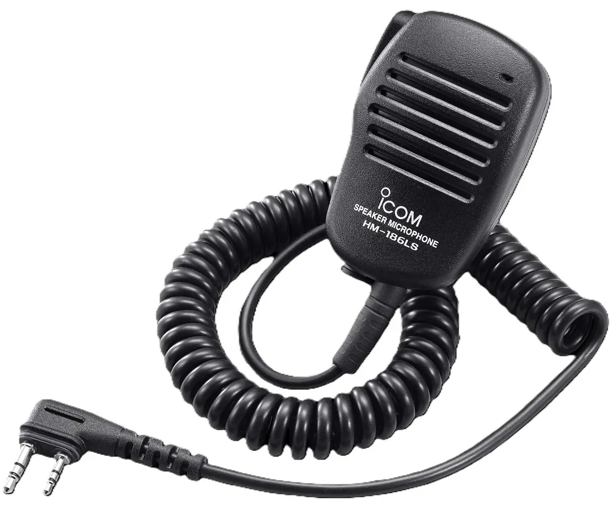 Microphone Icom HM-186LS original untuk handy talky Icom ID-52A.